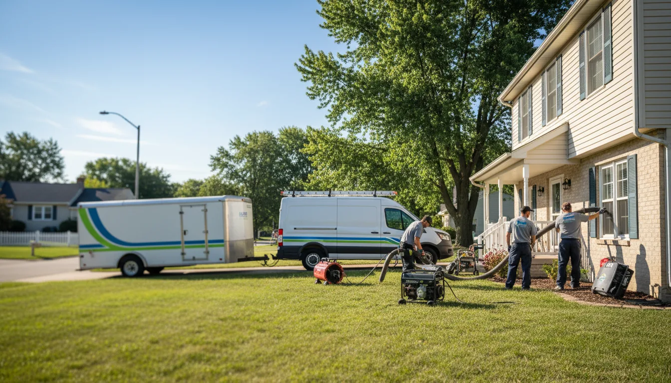 Flooded Basement Restoration And Cleanup With Repair in Dumas, MS near me